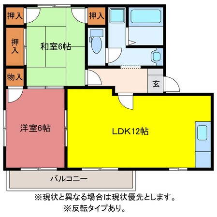 むねの木タウンの物件間取画像